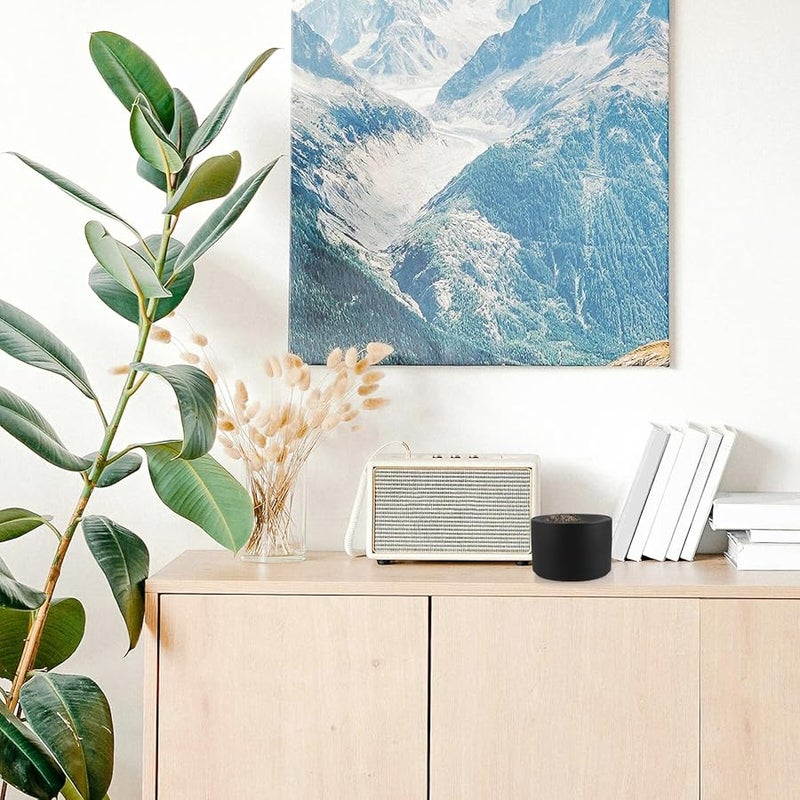 منفضة سجائر خزفية كبيرة بسعة عالية مع غطاء للمنزل والمكتب سهلة التنظيف - Image 5